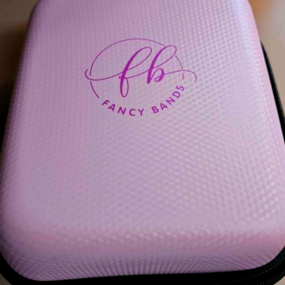 Fancy Bands Storage Case with Fitbit Versa 2 watch bands and charging cord,watch